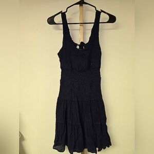 City Studio Navy Flare Dress